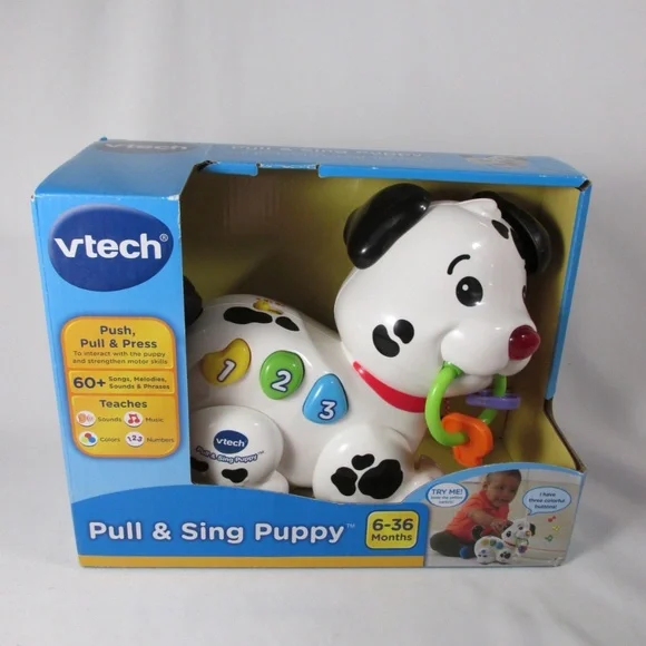 vtech Toys Vtech Pull And Sing Puppy Dog Baby Kids Pet Toy